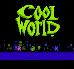 Cool World title screen for NES